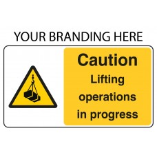 Caution Lifting operations in progress Caution Lifting operations in progress