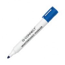 Q-Connect Drywipe Marker Pen Blue (Pack of 10)