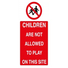 Children Are Not Allowed To Play On This Site